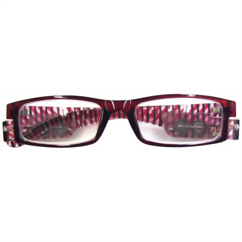 LEDライト付きシニアグラス Neo023 レッド +2.50(2.5度) 【ネオビジョン】