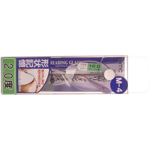 形状記憶リーディンググラス4 RM-04-20 (2.0度) 【ジェーシー】