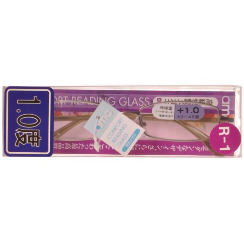 高級快読メガネDX1 RR-01-10 (1.0度) 【ジェーシー】
