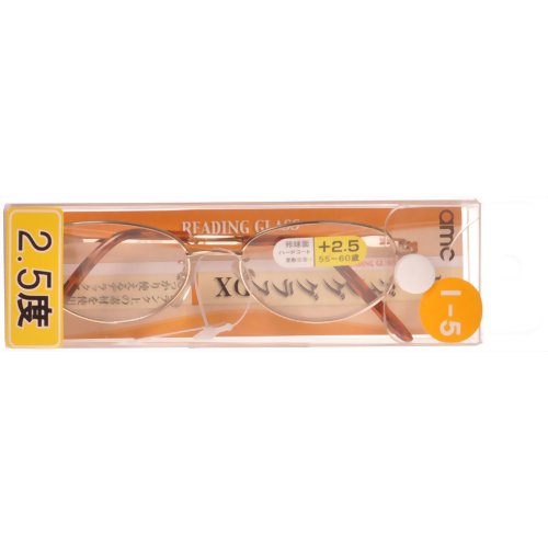 リーディンググラスDX5 RI-05-25 (2.5度) 【ジェーシー】