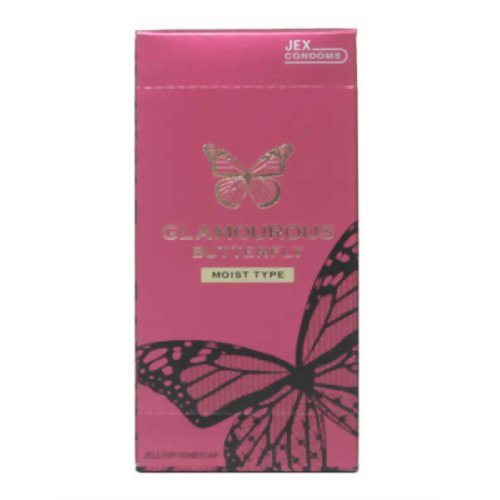 グラマラスバタフライ モイスト500 6個入り(コンドーム) 【ジェクス】
