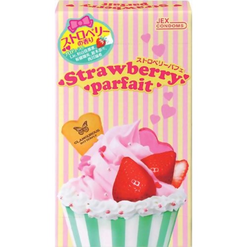 グラマラスバタフライ ストロベリーの香り 10個入り(コンドーム) 【ジェクス】