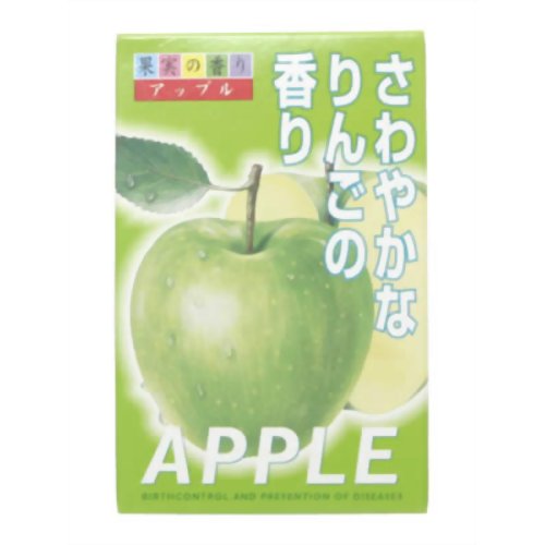 果実の香りアップル 500 6個入り(コンドーム) 【不二ラテックス】