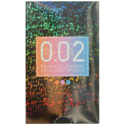 薄さ均一 002EX ピンク・ブルー・オレンジ 各2個入り(コンドーム) 【オカモト】