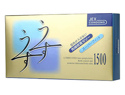 ニューゼリヤコートうすうす1500 12個入り(コンドーム) 【ジェクス】