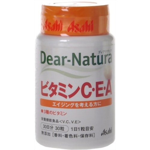 ディアナチュラ ビタミンC・E・A 30粒 【アサヒフードアンドヘルスケア】
