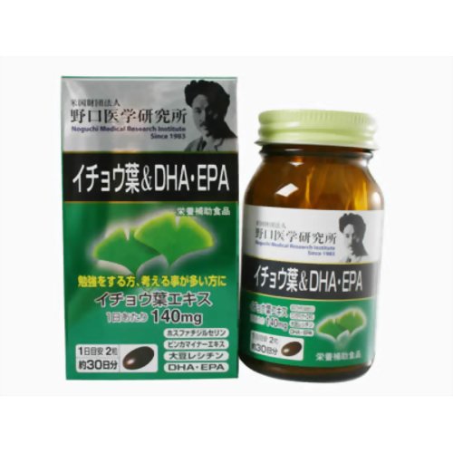 野口医学研究所 イチョウ葉&DHA・EPA 470mg*60カプセル 【明治薬品】