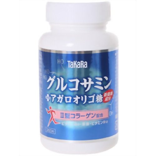 タカラバイオ グルコサミン+アガロオリゴ糖 360粒 【タカラバイオ】