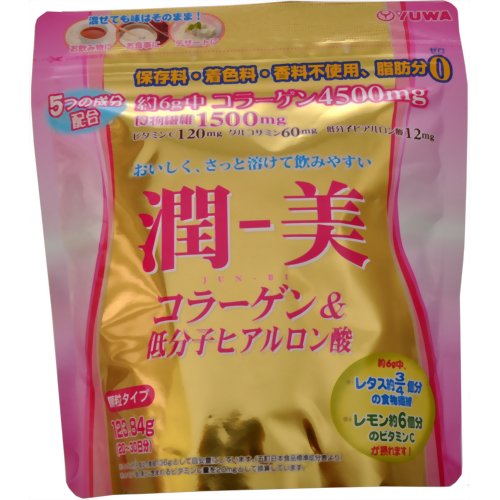ユーワ 潤-美 コラーゲン&低分子ヒアルロン酸 123.84g 【ユーワ】