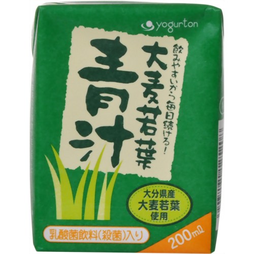 【ケース販売】ヨーグルトン 大麦若葉 青汁 200ml*16本［ヨーグルトン乳業］