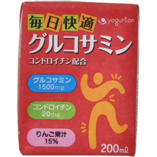 【ケース販売】ヨーグルトン グルコサミン 200ml*16本［ヨーグルトン乳業］