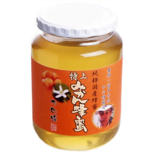 かの蜂 国産みかん蜂蜜 1000g【鹿野養蜂園】