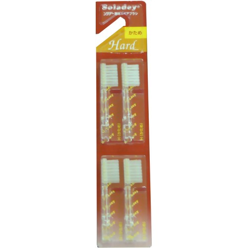 ソラデー専用スペアブラシ4P H(かため) 【シケン】