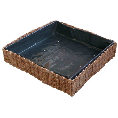 籐カバー付プランター 大　【富士商】