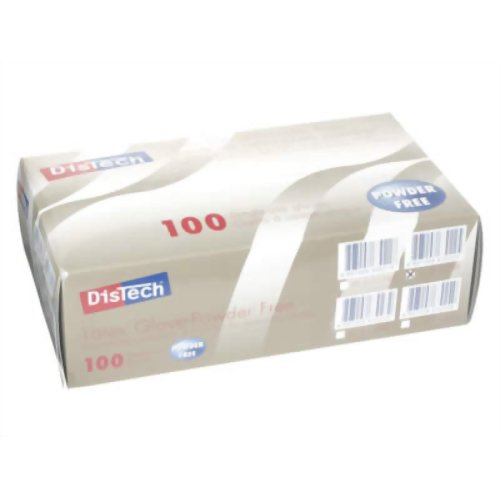 ディステック ラテックスグローブ パウダーフリー100枚 S D-1124B 【A.R.メディコム・インク・アジア・リミテッド】メディカル用手袋