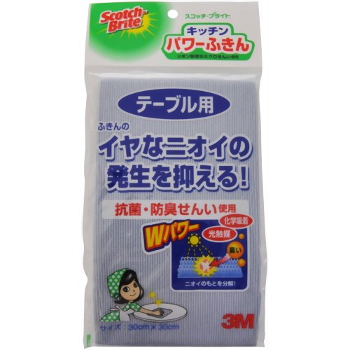 スコッチ・ブライト キッチンパワーふきん テーブル用 ブルー 【住友スリーエム】