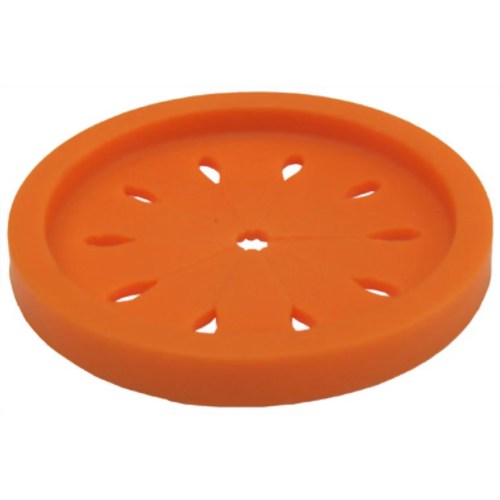 和平フレイズ スキッとシリコーン 排水口カバー 8cm オレンジ SR-4853 【和平フレイズ】