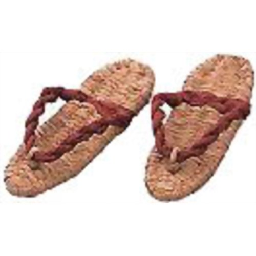 手づくり布ぞうり M鼻緒 エンジ 【セイエイ】