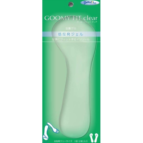 グーミーフィットクリア 足裏グミ フリーサイズ 【村井】