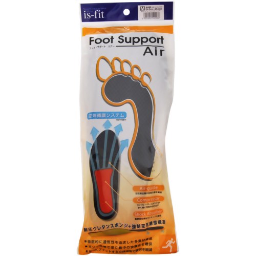 is-fit フット・サポートエアー 男女兼用 M ネイビー 【モリト】