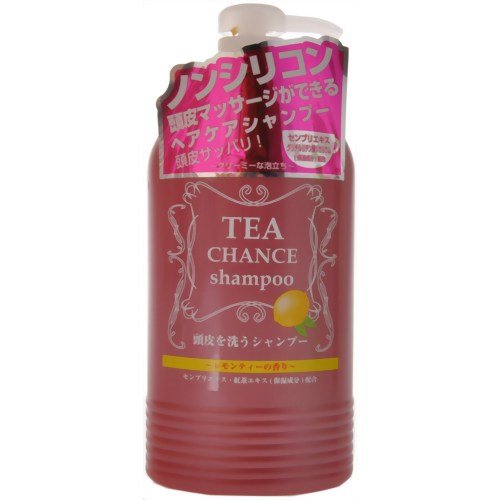 TEA CHANCE ベースケアNSシャンプー レモンティーの香り 600ml (ノンシリコンシャンプー) 【サラダタウン】