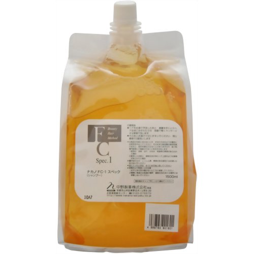 ナカノ FC-1 スペック シャンプー つめかえ用 1500ml　【中野製薬】