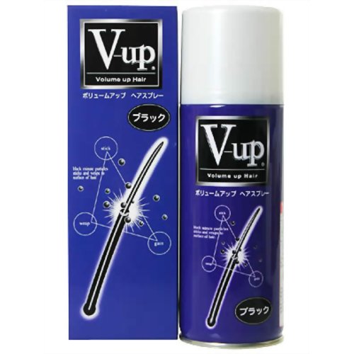 V-up ヘアスプレー ブラック 【ピノーレ】