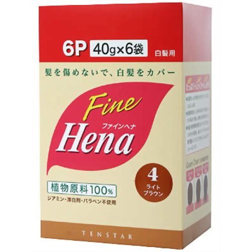 テンスター ファインヘナ ライトブラウン お徳用 240g 【三宝商事】