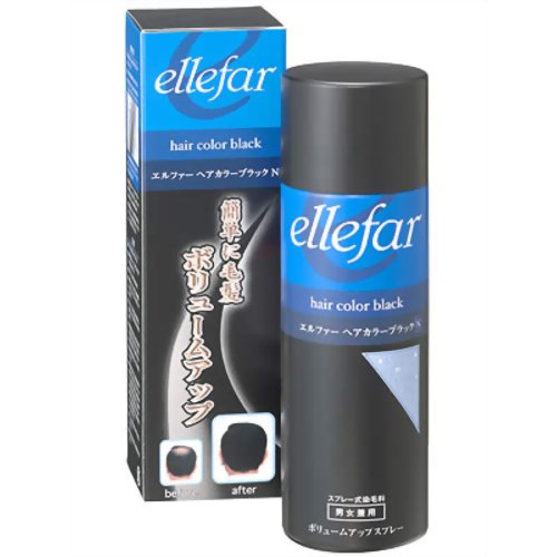 エルファーボリュームアップスプレー ブラック 【シービーシー】