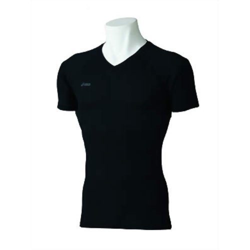 インナーマッスル(肩バランスUPアンダー)メンズTシャツ ブラック XO XA300290 【アシックス】