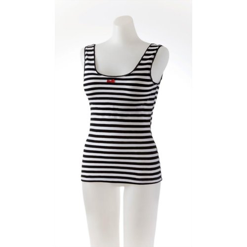 ラブリーナイトキャミソール ボーダー M　【ニーズ】