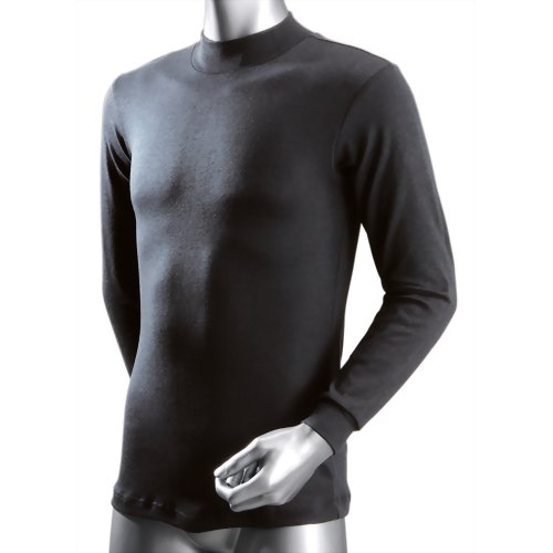 BODY TOUGHNESS サーモ ハイネックシャツ JW-149 ブラックM 【おたふく手袋】