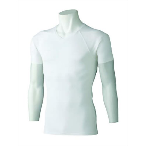 インナーマッスル(肩バランスUPアンダー)メンズTシャツ ホワイト L XA300201 【アシックス】