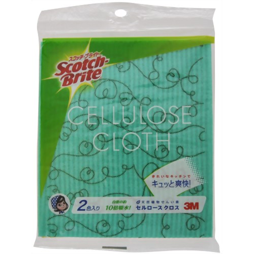 セルロースクロス 2色入り リーフ 【住友スリーエム】