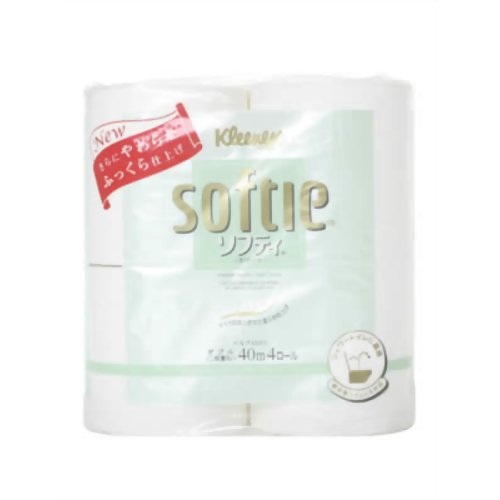 クリネックス ソフティ ダブル 4ロール(ホワイト) 【日本製紙クレシア】