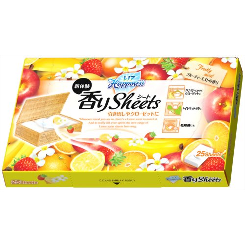 レノアハピネス香りシート フルーティーミストの香り 25枚 【P&G(プロクター・アンド・ギャンブル)】