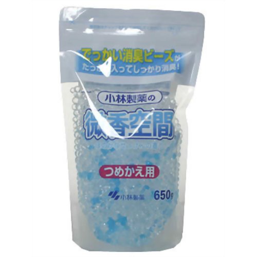 微香空間 特大 せっけん つめかえ用パウチ 650g 【小林製薬】