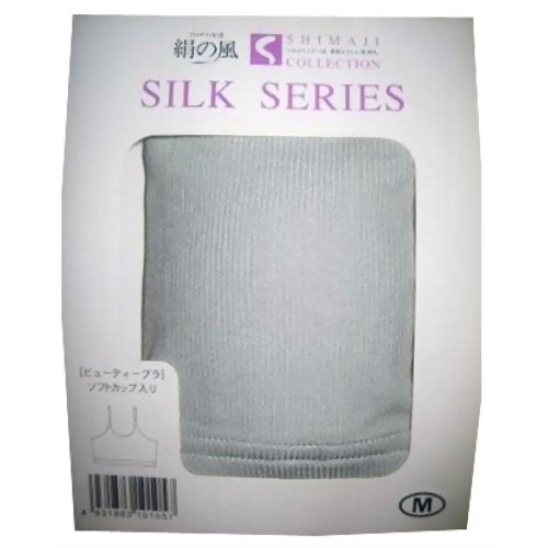 絹の風 ビューティーブラ 絹100% ナクレ M　【島路】
