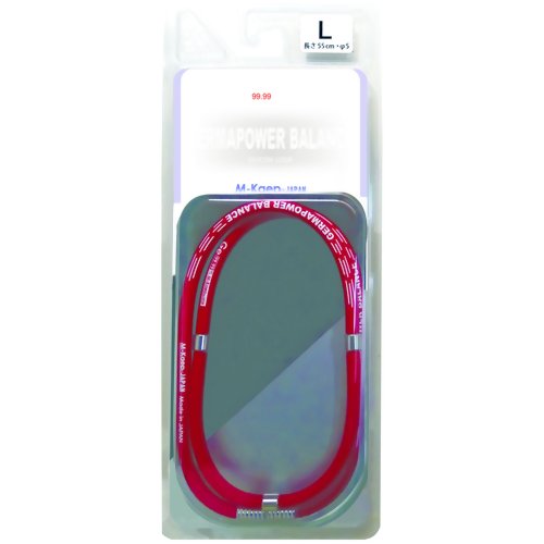 ゲルマパワーバランス シリコンループ レッド L 【エムケイプジャパン】