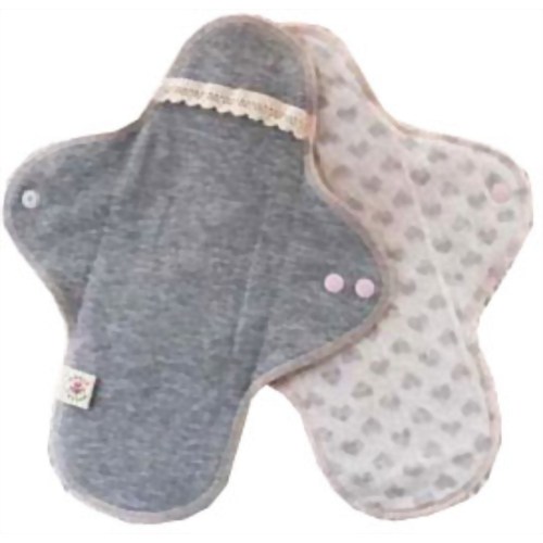 すぃーとこっとん 布ナプキン f(レギュラー) グレー M-004 【すぃーと・こっとん】