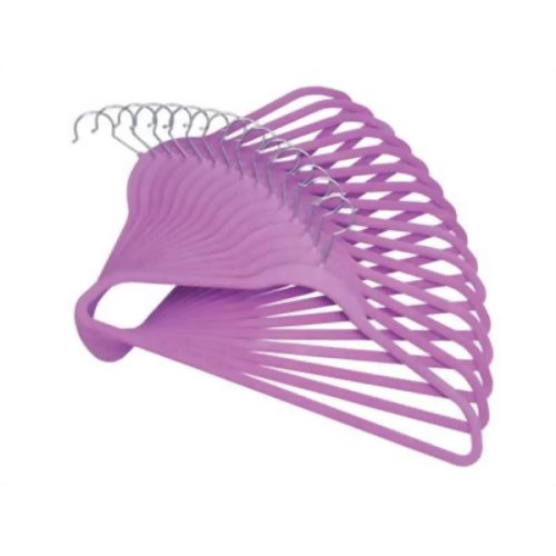 NON SLIP ハンガー(室内用) 15本組+ドアフック 【コモライフ】