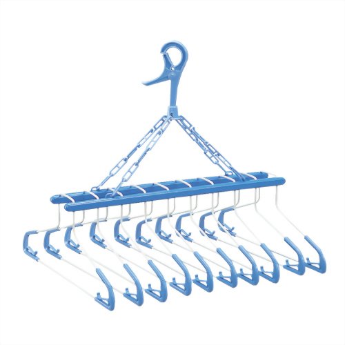 ワイヤー10連ハンガー 【エビス】