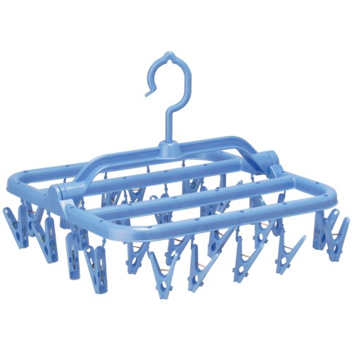 スーパー小物まとめ干しハンガーB 【レック】
