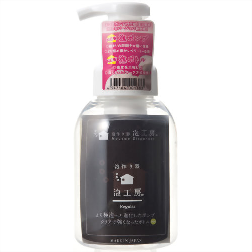 泡工房 レギュラークリア 350ml 【泡工房(あわこうぼう)】節約エコグッズ　泡工房2013年版　レギュラークリア　350ml泡立てボトル
