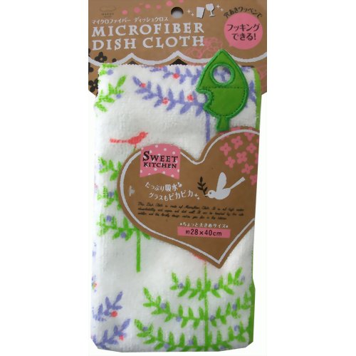 マイクロファイバー ディッシュクロス リーフ GR 【マーナ】