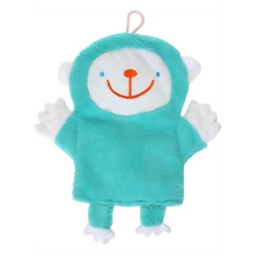 ウキウキバブルモンキー バスミトン ブルー　【マーナ】