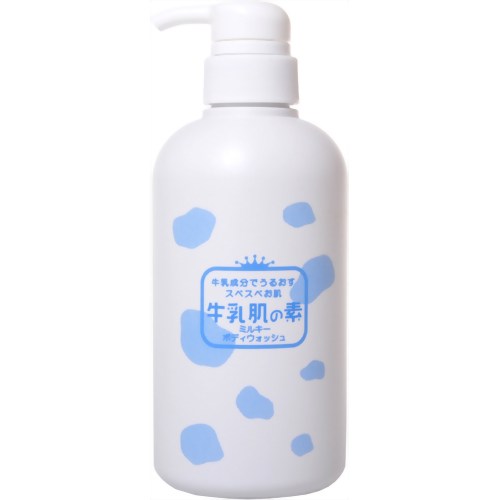 牛乳肌の素 ミルキーボディウォッシュ 500ml 【すみや】