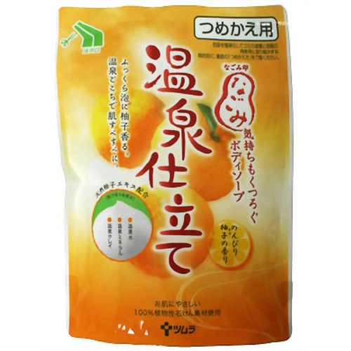 なごみ ボディソープ温泉仕立て のんびり柚子の香り つめかえ用 400ml 【バスクリン】