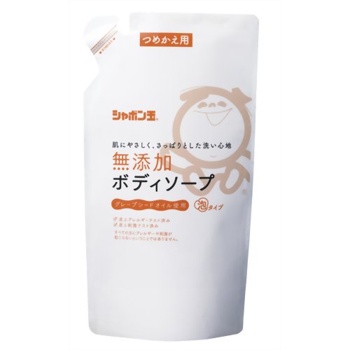 シャボン玉 無添加ボディソープ 泡タイプ つめかえ用 420ml 【シャボン玉石けん】