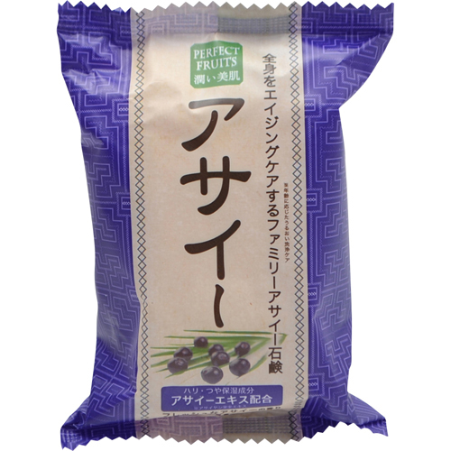 ペリカン ファミリーアサイー石鹸 80g 【ペリカン石鹸】ペリカン ファミリーアサイー 80g